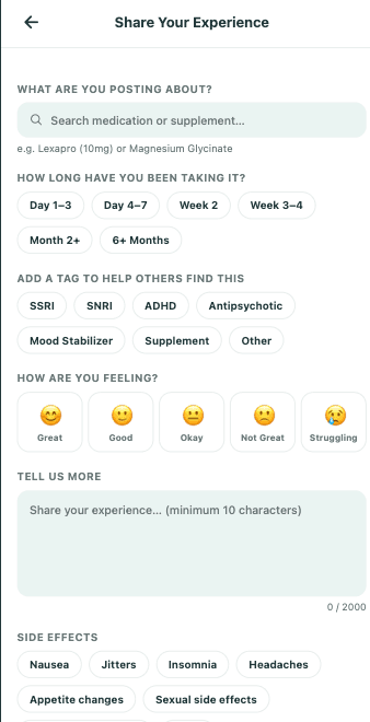 Share Your Experience